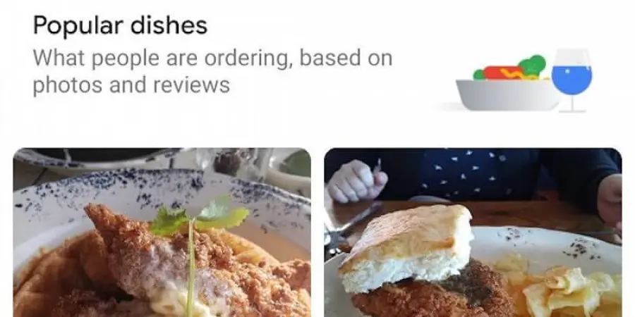 Google Maps mostrerà i menu dei ristoranti